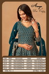 Aanaya Vol 233 By Dani Faux Georgette Top With Plazo Dupatta Wholesale Market In Surat With Price